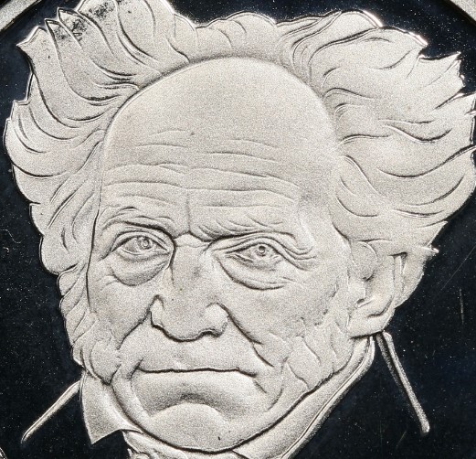 photo d'une gravure de Arthur Schopenhauer, philosophe allemand.